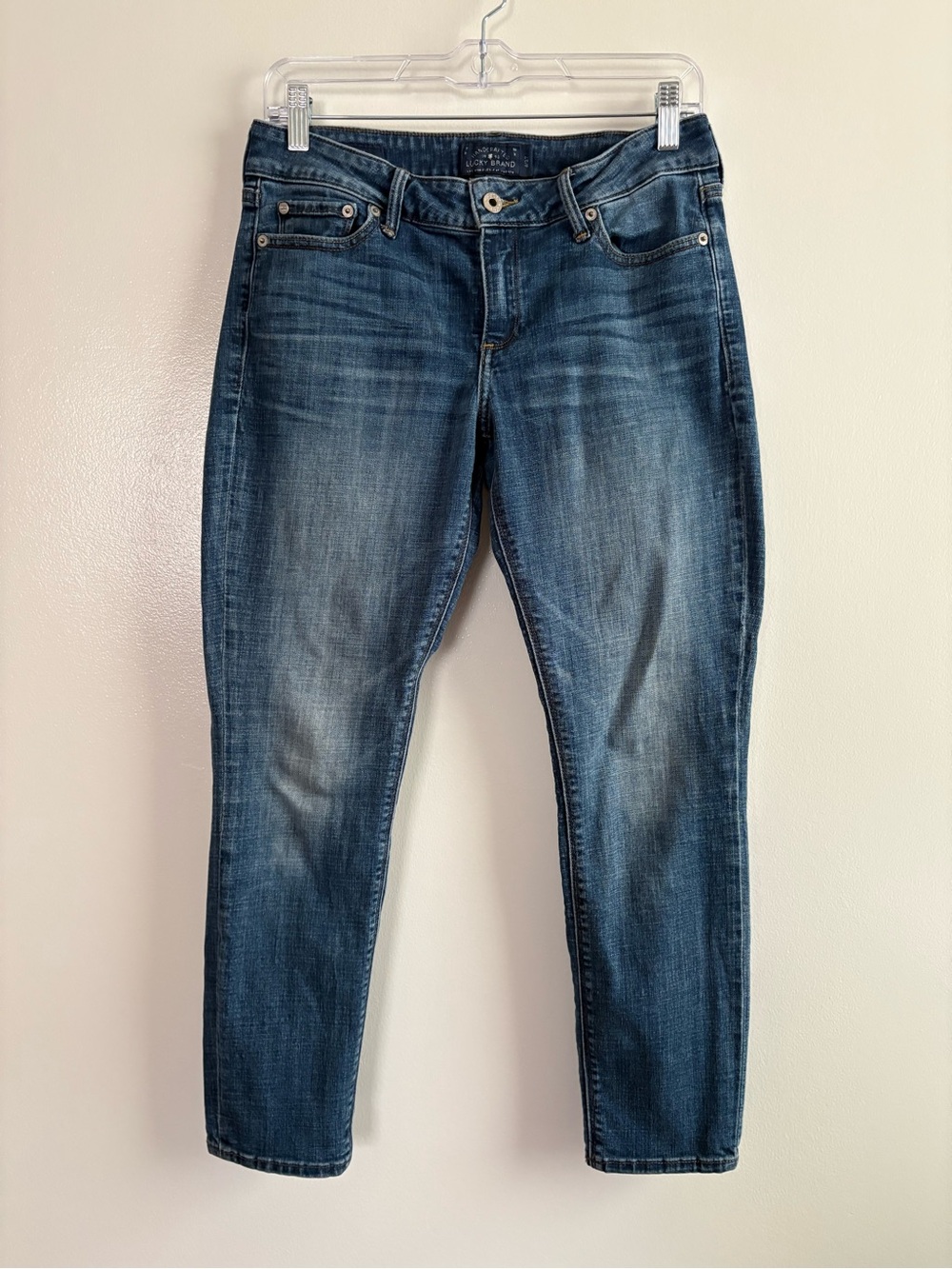 Lucky Brand Lolita Capri Medium Wash Mid-Rise Jeans Size 4/27